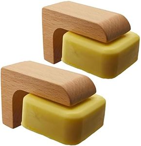(2sets) Wood Magnetic Bar Soap Holder for Shower Wall,Magnet Air Dry Soap Saver Self Draining, Eco-Friendly Wooden Soap Dish for Soaps & Beard Shampoo Bars
