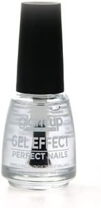 Glam’Up Paris - Vernis à Ongles XL Pro - Vernis Professionnel Haut de Gamme - Séchage Rapide - Longue Tenue - Pinceau Ultra Large - 18 ml - Gel Effet - N° 400 - Transparent