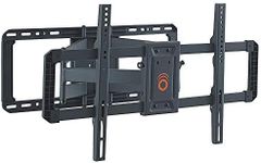 ECHOGEAR Full Motion Tilt and Swivel TV Wall Mount Bracket for most 42-80 inch LED, LCD, OLED, Curved and Plasma Flat Screen TVs w/ VESA patterns up to 600 x 400 - 55.6 cm Extension - EGLF2-B2