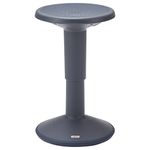 ECR4Kids SitWell Adjustable Stool - Core Engagement/Active Sitting Stool with Adjustable Height, Grey