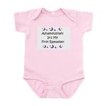 CafePress - First Ramadan Baby Creeper - Cute Infant Bodysuit Baby Romper Petal Pink