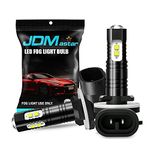 JDM ASTAR Extremely Bright Max 50W High Power 881 CREE LED Bulbs for DRL or Fog Lights, Xenon White