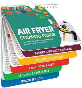 Air Fryer Cookbook Magnetic Cheat Sheet - Comprehensive Airfryer Cookbook Recipes UK, Perfect for Quick and Easy Air Fryer Rack Cooking, Over 120+ Delicious Recipes in a Handy Recipe Book