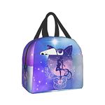 Sailor Moon Insulated Lunch Bag Cooler Tote with Front Pocket Water-Resistant Thermal Leak-Proof Lunch Organizer for Woman Man Outdoor School Work Pinic or Travel