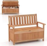 COSTWAY 120cm Garden Storage Bench,