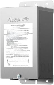 DEWENWILS 300W Low Voltage Pool Light Transformer, 120V AC to 12V/13V/14V AC, Multi-tap Safety Transformer for Pool Lighting, Spa, Underwater Fountain Lights, Outdoor Landscape Lights, UL Listed