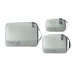 Eagle Creek Pack-It Reveal Cube Set - Packing Cubes for Compartmentalizing Luggage - Durable - Ultra-Lightweight - Water-Resistant - Easy Grab Zipper Pull - Mesh Windows, Storm Grey, One Size, Pack-It