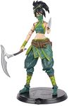 League of Legends, Official Akali Premium Collectible Action Figure with Base, Over 7-Inches Tall, The Champion Collection, Collector Grade, Ages 14 and Up