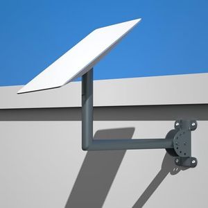 Foboull Starlink Long Wall Mount for Starlink Gen 2, 17 Inch Heavy Duty Starlink Mounting Kit, Compatible with Starlink V2, Includes Starlink Mount, Suitable for Wall Buildings