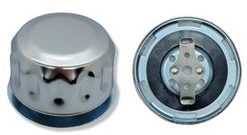 Hydraulic Oil and Fuel Filler Metal Vent Breather Cap for Reservoir Tank (with Flange, Bayonet Lock, 304 (18/10) Grade Stainless Steel, Tearproof Gasket)