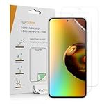 kwmobile Screen Protectors Compatible with Samsung Galaxy A35 Screen Protector - 3X Ultra-Clear Transparent Phone Films