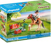 Playmobil 70516 Country Pony Farm Collectible Connemara Pony, Fun Imaginative Role-Play, PlaySets Suitable for Children Ages 4+