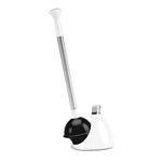 simplehuman Toilet Plunger, White