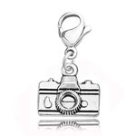 CHOORO Camera Charm Camera lovers Gift Photography Zipper Pull Jewelry Photographer Gift Photographic Charm Shoot Camera Charm Film Gift Travel Gift Journey Jewelry (CAMERA zipper pull)