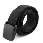 Anti-Theft Money Belt with Secret Hidden Zipper Perfect for Travelling, Hiking, Festivals, Camping, Airports and Work (Black Colour)
