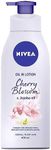 NIVEA Cherry Blossom & Jojoba Oil Body Lotion 400ml| Oil-Infused Formula for Soft, Smooth Skin