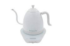 Brewista Artisan Electric Gooseneck Kettle, Water Boiler with LCD Panel, Precise Temperature Control, Fast Boiling and Keep Warm Settings for Pour-Over Coffee & Tea, Café, 1 Liter (All White)