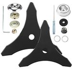 Eapele Brush Cutter Blade Weed Wacker Replacement Blade, Carbide Steel with Adapter Attachment, for 1" (25.4 Mm Or 20 Mm Arbor), Compatible with Husqvarna, Stihl, Oregon, and Hitachi