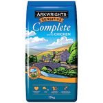 Arkwrights Sensitive Complete Dry Dog Food 15kg - Extra Chicken and Wheat Free Recipe - Sensitive Nutrition for Working Adult Dogs - Dry Dog Biscuits