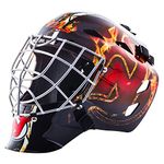 Franklin Sports New Jersey Devils NHL Hockey Goalie Face Mask - Goalie Mask for Kids Street Hockey - Youth NHL Team Street Hockey Masks