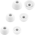 Aiivioll 6pcs Silicone Ear Tips for Beats Fit Pro/Studio Buds In Ear Tips Eartips Replacement Buds S/M/L（White）