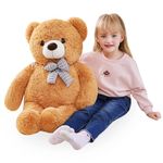 IKASA Giant Teddy Bear Soft Toys Stuffed Animals (78cm, brown)