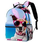Dressed Dog Backpack Students Shoul