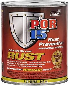 POR-15 Rust Preventive Coating, Stop Rust and Corrosion Permanently, Anti-rust, Non-porous Protective Barrier, 32 Fluid Ounces, Clear