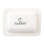 Premier Housewares 0722729 Charming Butter Dish, Dolomite