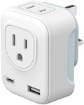 Canada to UK Plug Adapter, Redagod 