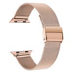 TRUMiRR Strap Compatible with 40mm 38mm Apple Watch Men Women, Stainless Steel Watchband Mesh Woven Strap Wristband Bracelet for iWatch SE Apple Watch Series 6 5 4 3 2 1 All Models