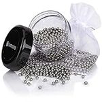 Cleaning Beads for Glass Vessels Deluxe cleaning beads for glass carafes, bottles, vases, decanters and more made of stainless steel with storage box