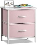 Sorbus Nightstand with 2 Drawers - 