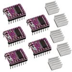 5pcs DRV8825 Stepper Motor Driver Module with Heat Sink, Suitable for 8.2V~45V Stepper Motor, 3D Printer Parts