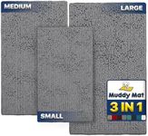 Muddy Mat® Pack of 3 Highly Absorbe