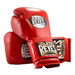 CLETO REYES Training Boxing Gloves with Hook and Loop Closure for Sparring and Heavy Punching Bags, Men and Women, MMA, Kickboxing, Muay Thai, 14oz, Classic Red