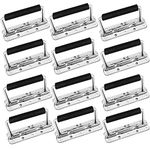 HOIGON 12 Pack Spring Loaded Handle, Surface Mounted Chest Pulls Handle with Rubber Grip, Spring Loaded Drop Handle for Flight Case, Tool Box, Cabinet, Boat