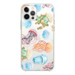 Blingy's for iPhone 12 Pro Case (6.1 inch), Cute Jellyfish Pattern Fun Ocean Fish Design Beach Style Transparent Soft TPU Protective Clear Case Compatible for iPhone 12 Pro 6.1" (Jellyfish)