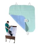 Patient Aid 34" x 36" (86 x 91 cm) Positioning Bed Pad with Handles (3 Pack) | Incontinence Mattress Bedding Protector Liner Underpad | Straps for Lift/Transfer | Reusable Washable Waterproof | Hospital Quality