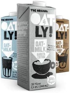 Oatly Oat Milk, Variety Pack, 32oz, Pack of 6, Original, Barista, Chocolate
