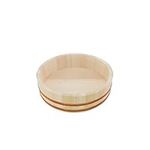 BambooMN 10.6" Hangiri Oke Sushi Rice Cooling Bowl/Tub, 1 Piece - Small