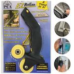 Screen Roller Tool Professional EZ Screen Spline Roller Tool with Knife Tool for Installing Screen Windows Door Patio