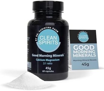 Clean Spirits Good Morning Minerals - Calcium & Magnesium for Post-Party Recovery - Natural pH Balance, Muscle Relief & Bone Health Support