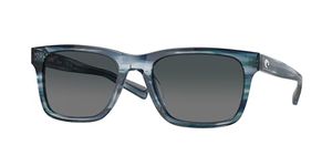 Costa Del Mar Women's Tybee Sunglasses, Ocean Currents/Grey Gradient Polarized 580g, 52 mm