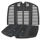 Denmay 7645 27.3 x 38.9CM Cast Iron Cooking Grates for Weber Q200,Q220, Q2000,Q2200 Gas Grill, Grill Grates Replacement Parts for Weber 7645.