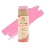 Suntribe Natural Mineral Zinc Sun Stick SPF 30-30 g, Retro Red, Organic - 100% Natural, Reef Safe, Mineral UV-Filter - Very Water Resistant, Zero Waste - Winner Beauty Shortlist Awards 2022