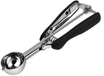 DS. DISTINCTIVE STYLE Mini Cookie Scoop #100-2 Teaspoon Scoop - Mini Ice Cream Scoop, Made of Food Grade 304 Stainless Steel with Comfortable Rubber Grip Handles