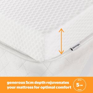 Silentnight Double Memory Foam Mattress Topper – Pressure Relief