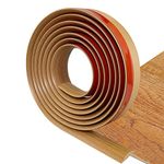 Floor Transition Strip Self Adhesive Carpet & Flooring Transitions Edging Trim Strip PVC Threshold Transitions Suitable for Threshold Height Less Than 5mm (6.56Ft, Wood Grain Light Brown-New)