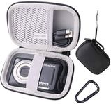 JINMEI Hard EVA Carrying Case Compatible with KODAK PIXPRO FZ55/FZ45/FZ43 Digital Camera Protection case. (black)